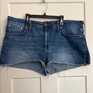 Madewell Relaxed Denim Blue Women's Shorts